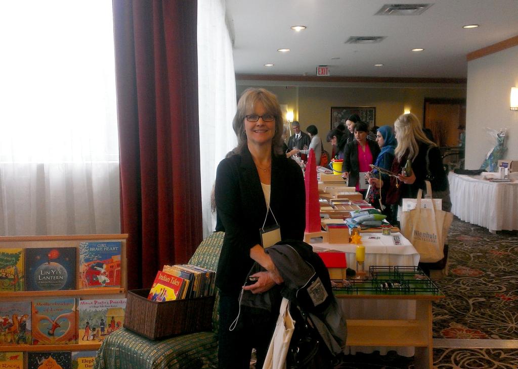 Nancy at the Montessori conference
